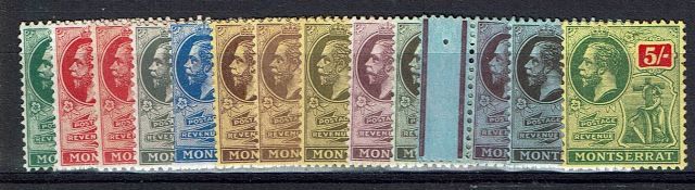 Image of Montserrat SG 49/59 LMM British Commonwealth Stamp